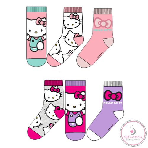 Hello Kitty Bow gyerek zokni 23-34