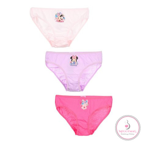 Disney Minnie gyerek fehérnemű, bugyi 3 darab/csomag 3 - 8 év / 98 - 128 cm