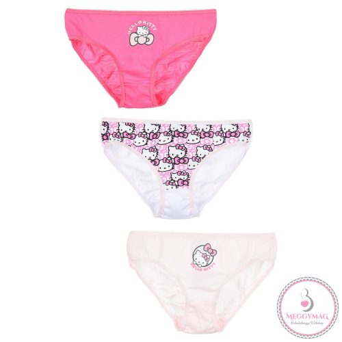 Hello Kitty gyerek fehérnemű, bugyi 3 darab/csomag 3 - 6 év / 98 - 116 cm