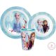 Disney Jégvarázs Blue Forest étkészlet, micro műanyag szett, pohárral 260 ml