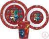 Harry Potter School Shields étkészlet, micro műanyag szett, pohárral 260 ml