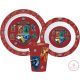 Harry Potter School Shields étkészlet, micro műanyag szett, pohárral 260 ml