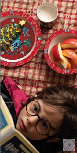 Harry Potter School Shields étkészlet, micro műanyag szett, pohárral 260 ml