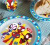 Pókember Spidey étkészlet, micro műanyag szett, pohárral 260 ml