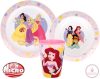 Disney Hercegnők True étkészlet, micro műanyag szett, pohárral 260 ml