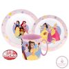 Disney Hercegnők True étkészlet, micro műanyag szett bögrével 350 ml