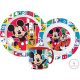 Disney Mickey Better Together étkészlet, micro műanyag szett bögrével 265 ml