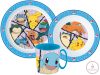 Pokémon étkészlet, micro műanyag szett bögrével 265 ml