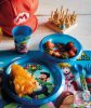 Super Mario Mushroom Kingdom étkészlet, műanyag szett