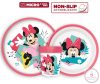 Disney Minnie Being More csúszásmentes étkészlet, micro műanyag szett
