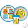 Pokémon csúszásmentes étkészlet, micro műanyag szett