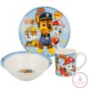 Mancs Őrjárat Boy Icons porcelán étkészlet Díszdobozban