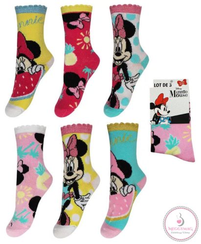 Disney Minnie Party gyerek zokni 23-34