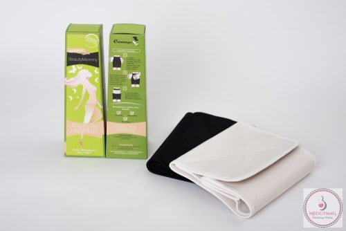 BeautyMommy Bamboo szülés utáni hasleszorító, haspánt - Fekete RENDELÉSRE! 