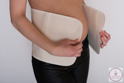 BeautyMommy Bamboo szülés utáni hasleszorító, haspánt - Fekete RENDELÉSRE! 