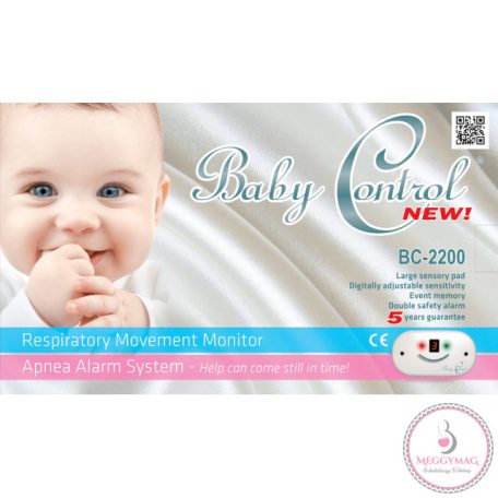 Baby Control BC-2200 Légzésfigyelő készülék, 1 érzékelőlappal