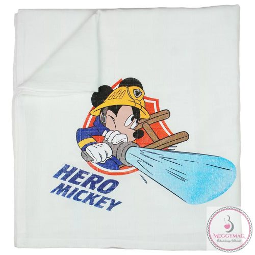 Disney Mickey textil-tetra kifogó, törölköző 140x140cm