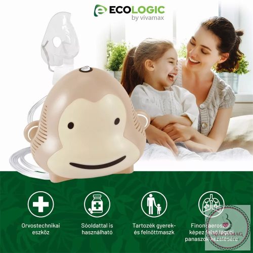EcoLogic by Vivamax Kompresszoros inhalátor - Dr.Bongo