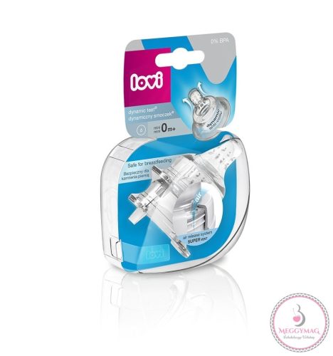 Lovi dinamikus etetőcumi mini 0 hó+ 2 db