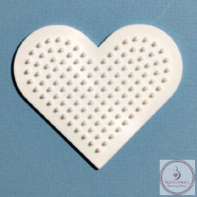 Hama: Kis szív vasalható gyöngy sablon Midi