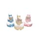 Mini háromszintes pelenkatorta macis