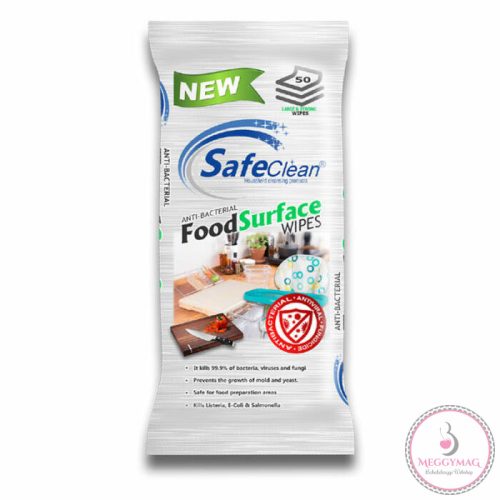 SAFE CLEAN TISZTÍTÓKENDŐ ANTIBAKTERIÁLIS törlőkendő (50 DB/CS)