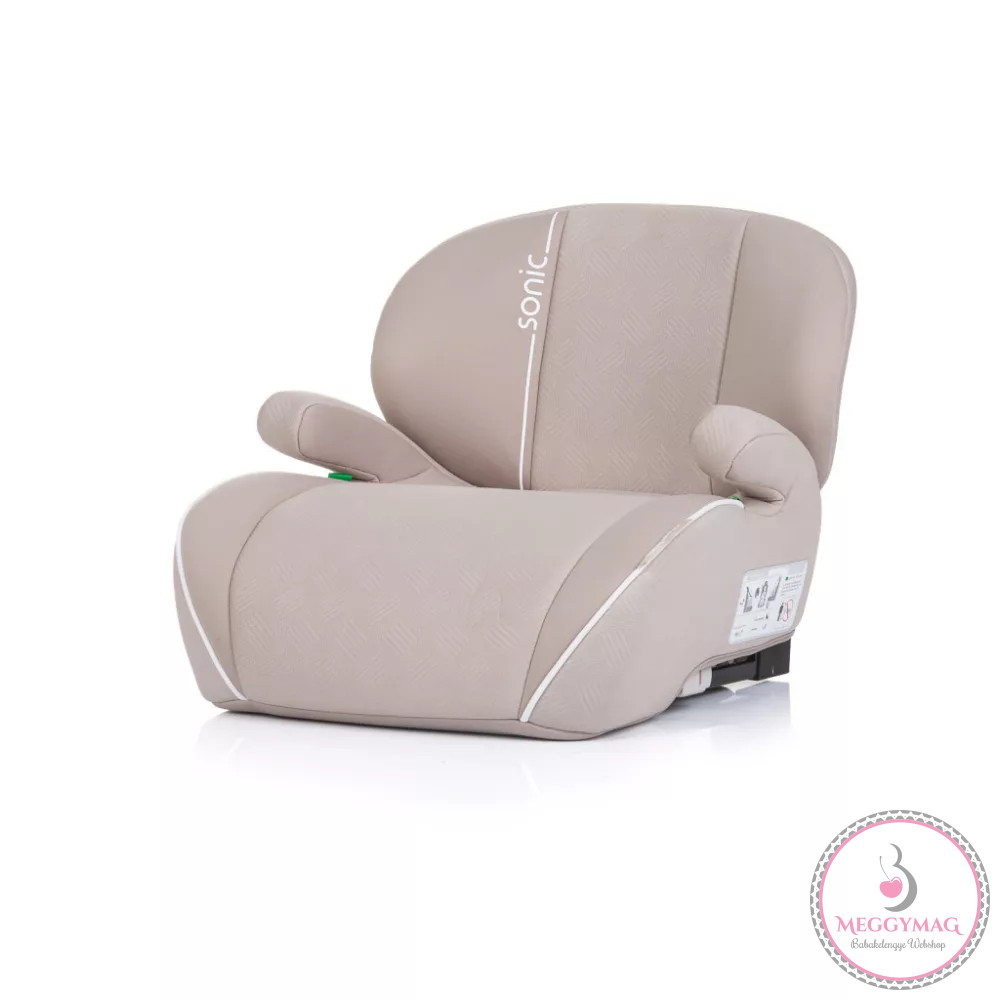 Chipolino Sonic autós ülésmagasító 125-150 cm Isofix - Tiramisu
