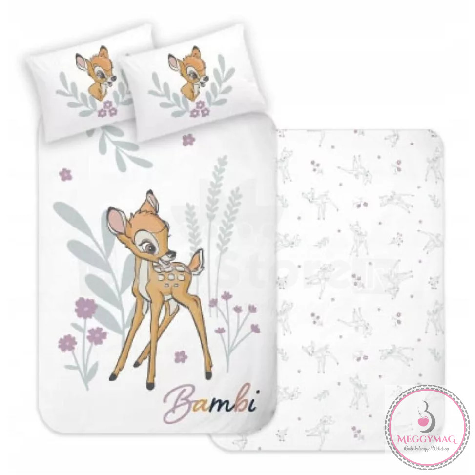 Disney Bambi in Bloom gyerek, ovis ágyneműhuzat 100x135 cm, 40x60 cm