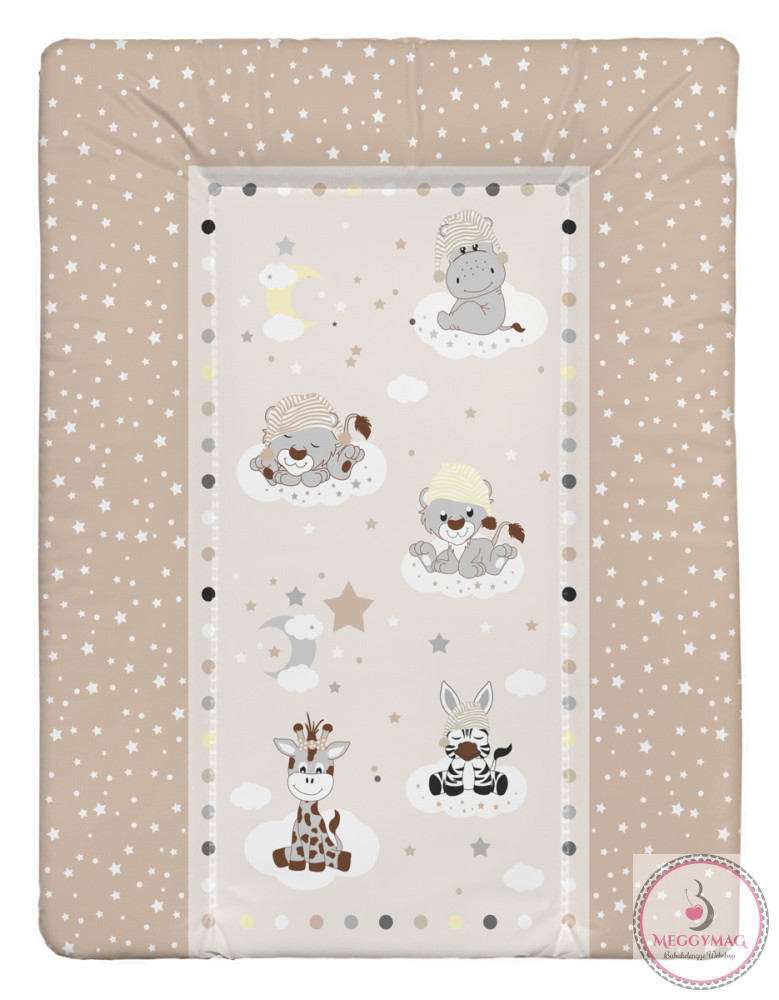 Pelenkázó lap puha kicsi 50*70 cm Afrikai álom bézs