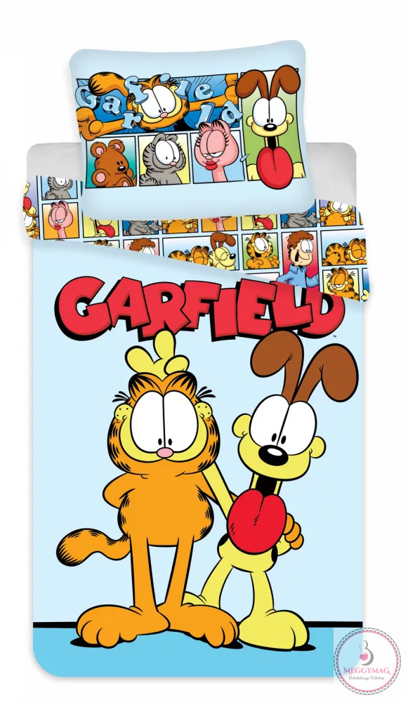 Garfield Comic gyerek ágyneműhuzat 100×135cm, 40×60 cm