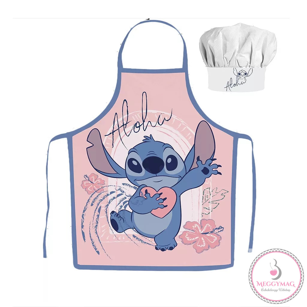 Disney Lilo és Stitch, A csillagkutya Aloha gyerek kötény 2 darabos szett