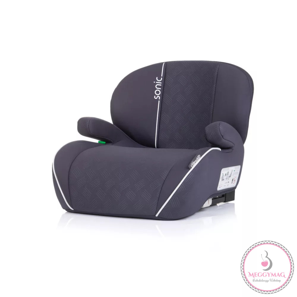 Chipolino Sonic autós ülésmagasító 125-150 cm Isofix - Anthracite