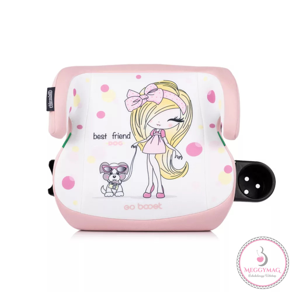 Chipolino Go Boost autós ülésmagasító 125-150 cm - fashion girl, KÉSZLETEN A BOLTBAN!