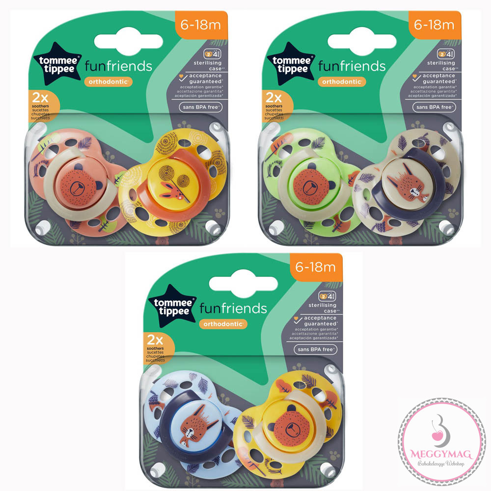 Tommee Tippee játszócumi CTN Fun 2 db 6-18hó