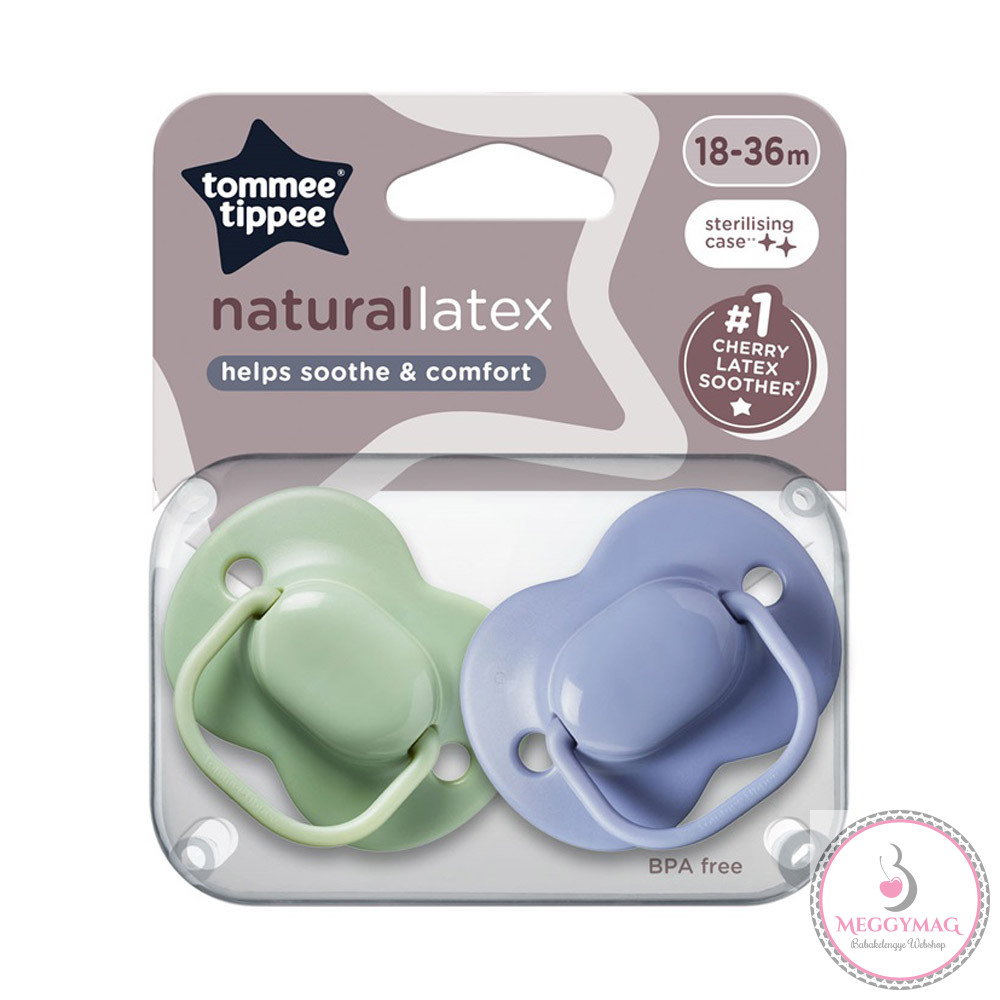 Tommee Tippee játszócumi Cherry latex 2 db 18-36hó