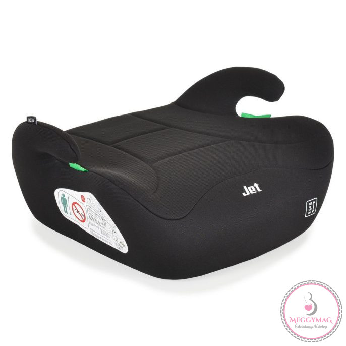 Moni JET ülésmagasító 125-150cm I-SIZE FEKETE, KÉSZLETEN A BOLTBAN!