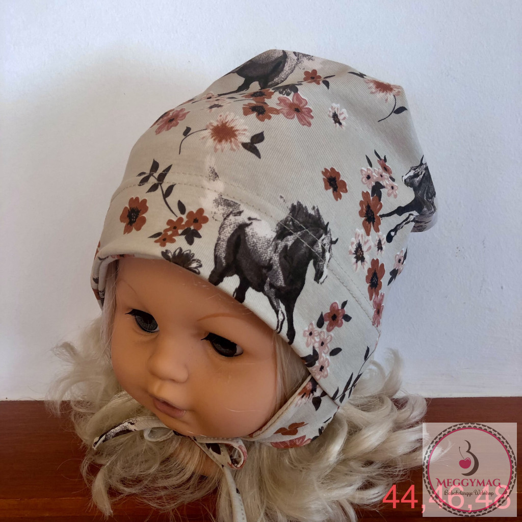 Minimanó pamut sapka Lovas 46 cm