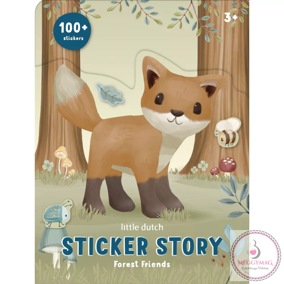 Little Dutch matrica szett - Forest Friends