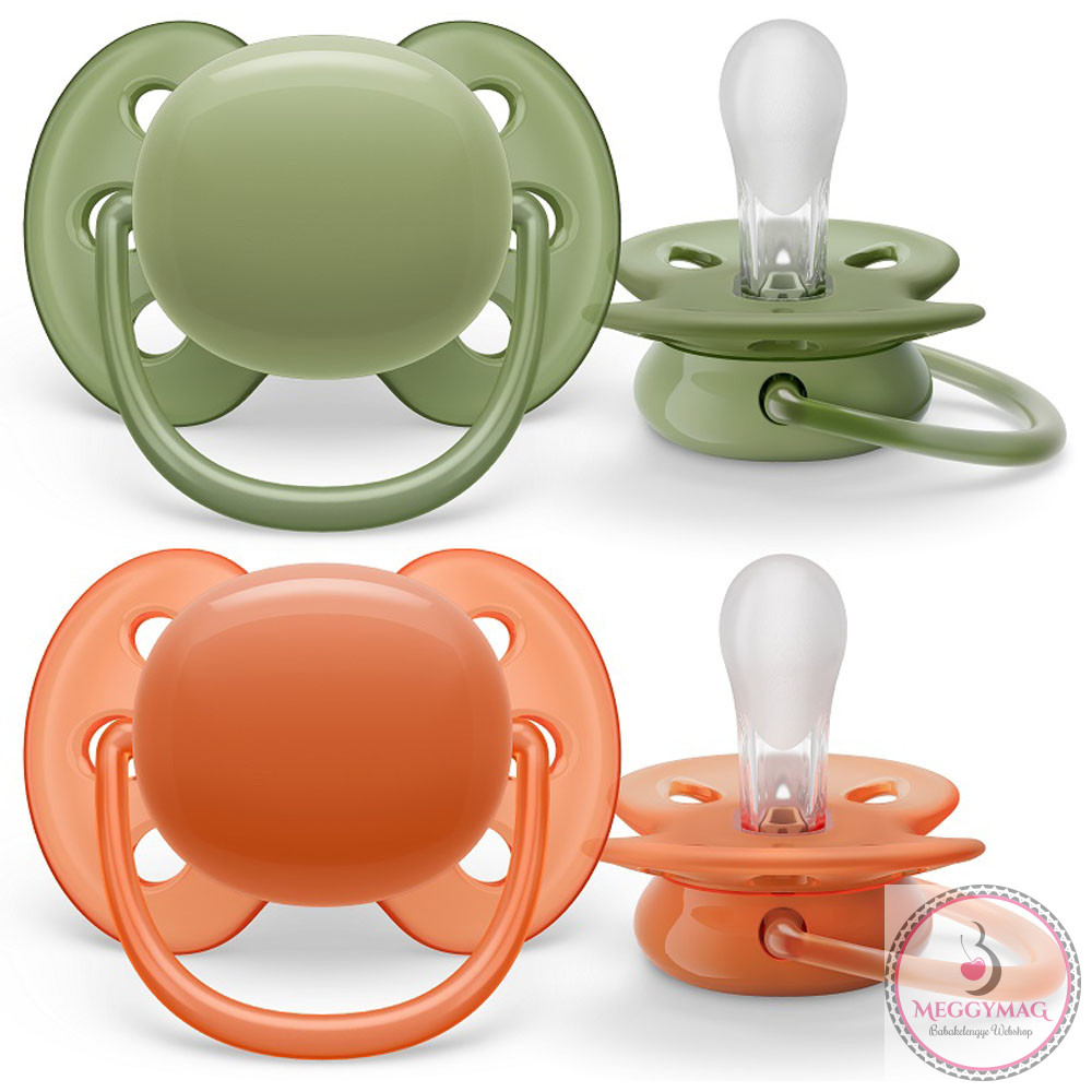 Philips AVENT játszócumi Ultrasoft Premium neutral 18hó 2db