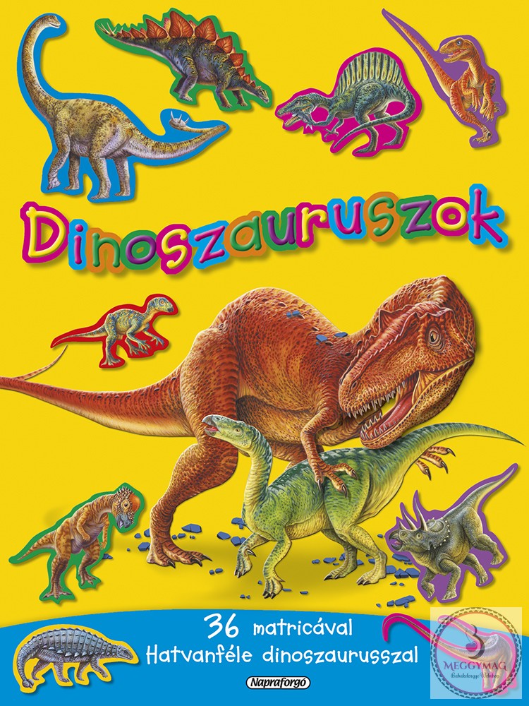 Mozgalmas matricásfüzet - Dinoszauruszok