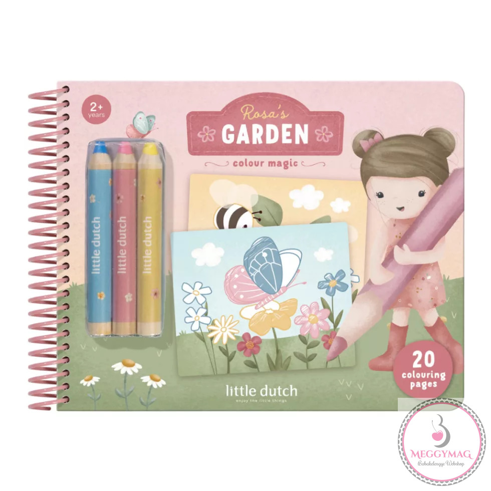 Little Dutch varázsfüzet színesceruzával Rosa és barátai