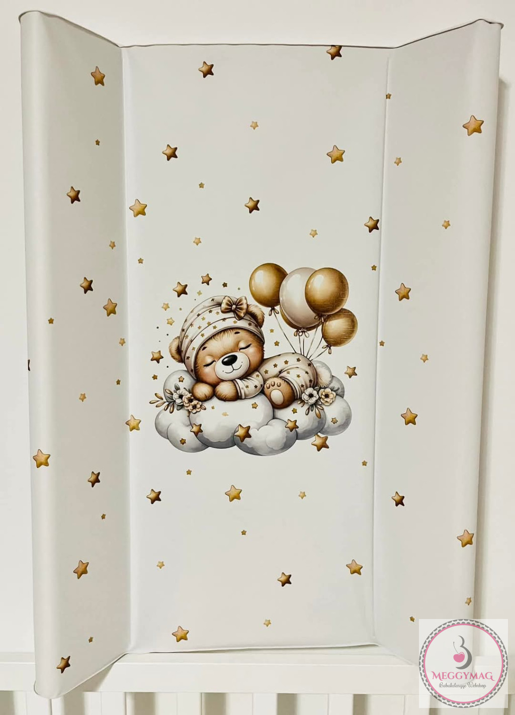 Merev pelenkázó lap 50*70 cm Maci bézs