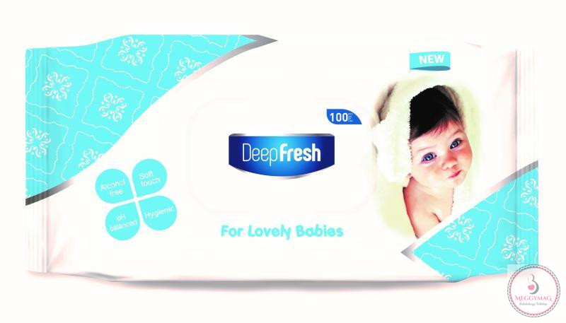 Deep Fresh Lovely Baby törlőkendő 100 lapos